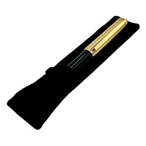 GUCCI Rare Vintage Black & Gold  Ballpoint Pen